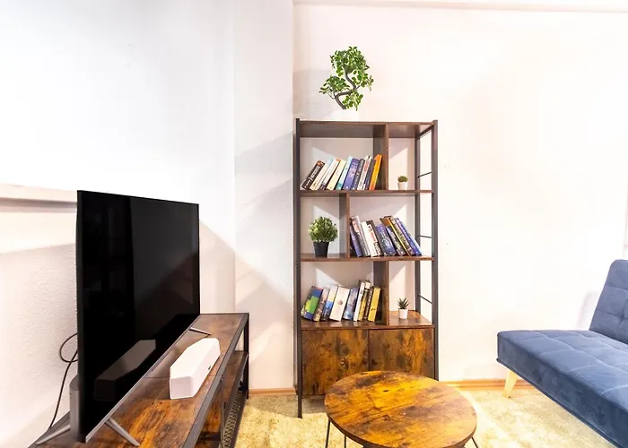 Balkon, 4k Tv, Kaffee, Netflix Apartamento